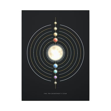 The Philosopher's Star Canvas