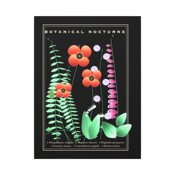 Botanical Nocturne Canvas