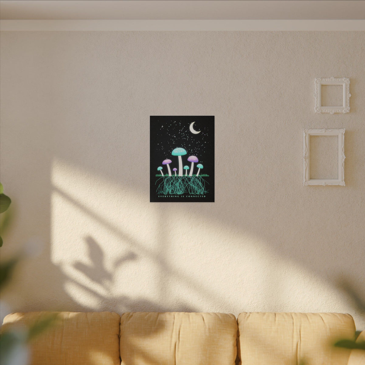 Moonlit Mycelium gallery canvas print, view 5
