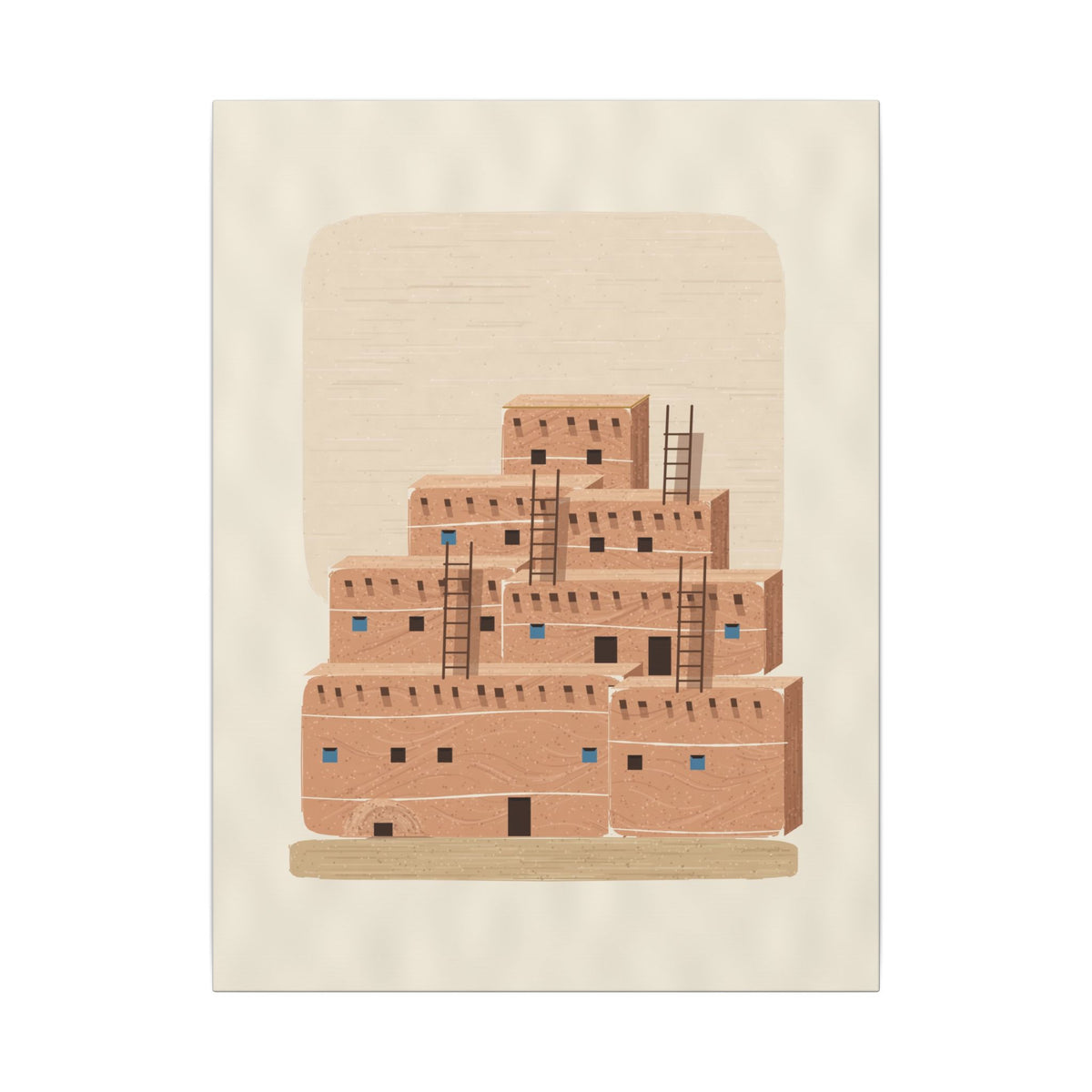 Pueblo gallery canvas print, view 1