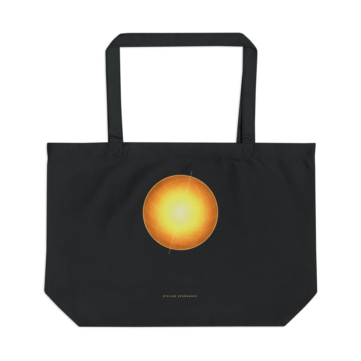 Stellar Resonance organic cotton tote bag, view 1