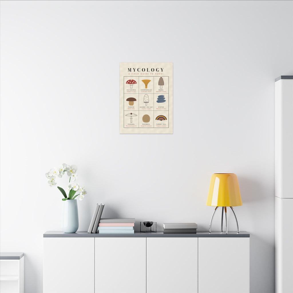 Mushroom Field Guide gallery canvas print, view 6