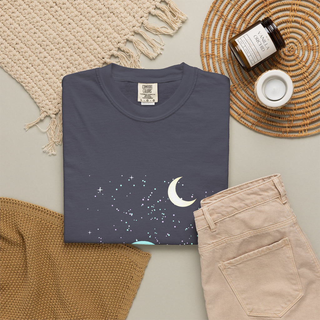 Moonlit Mycelium graphic tee, view 5
