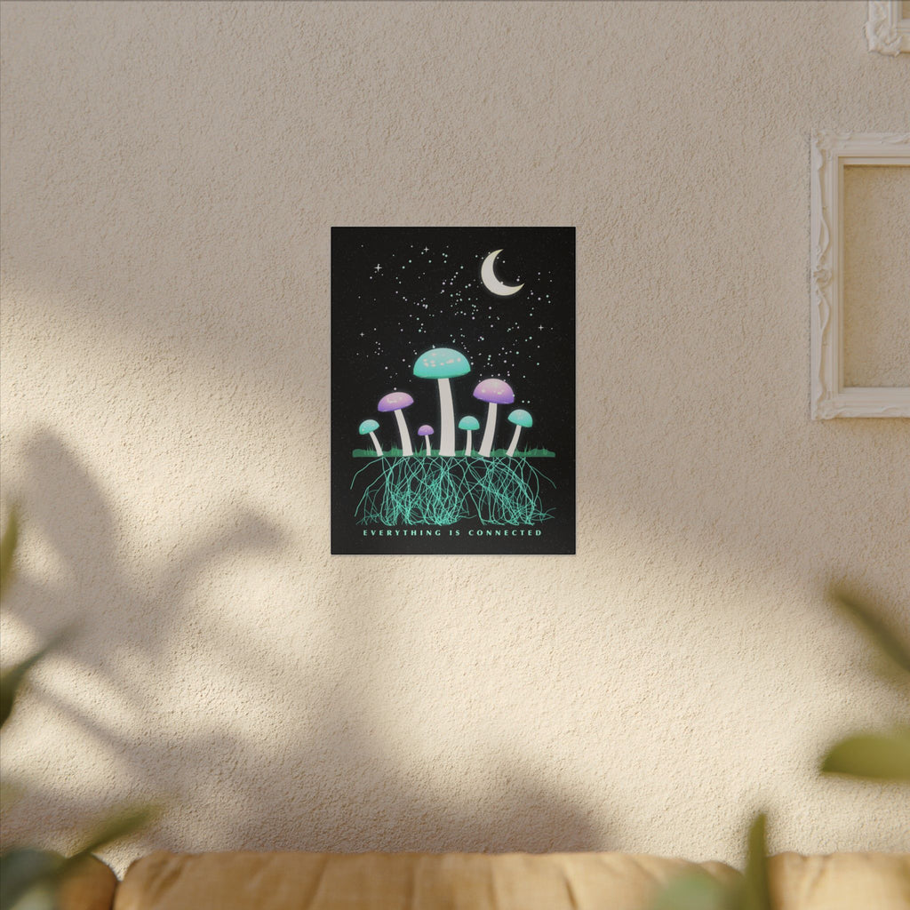 Moonlit Mycelium gallery canvas print, view 11