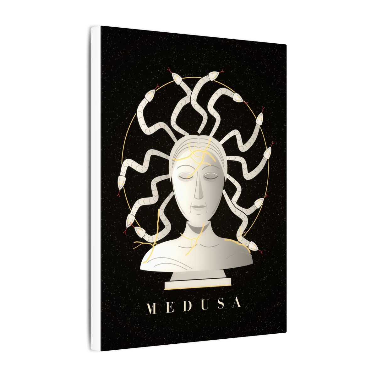 Kintsugi Medusa gallery canvas print, view 7
