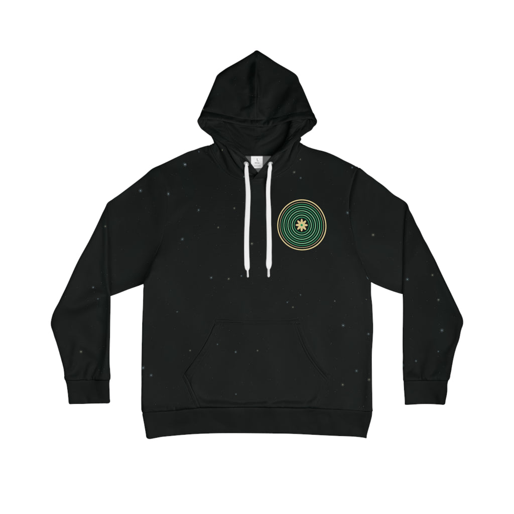 In Art We Trust all-over print hoodie, view 3