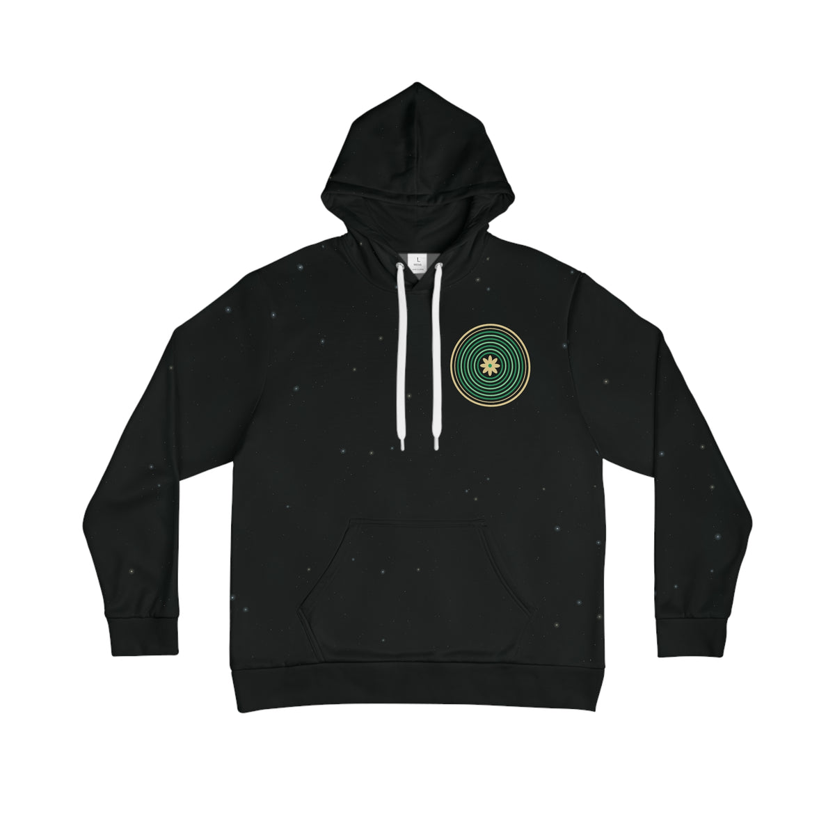 In Art We Trust all-over print hoodie, view 3