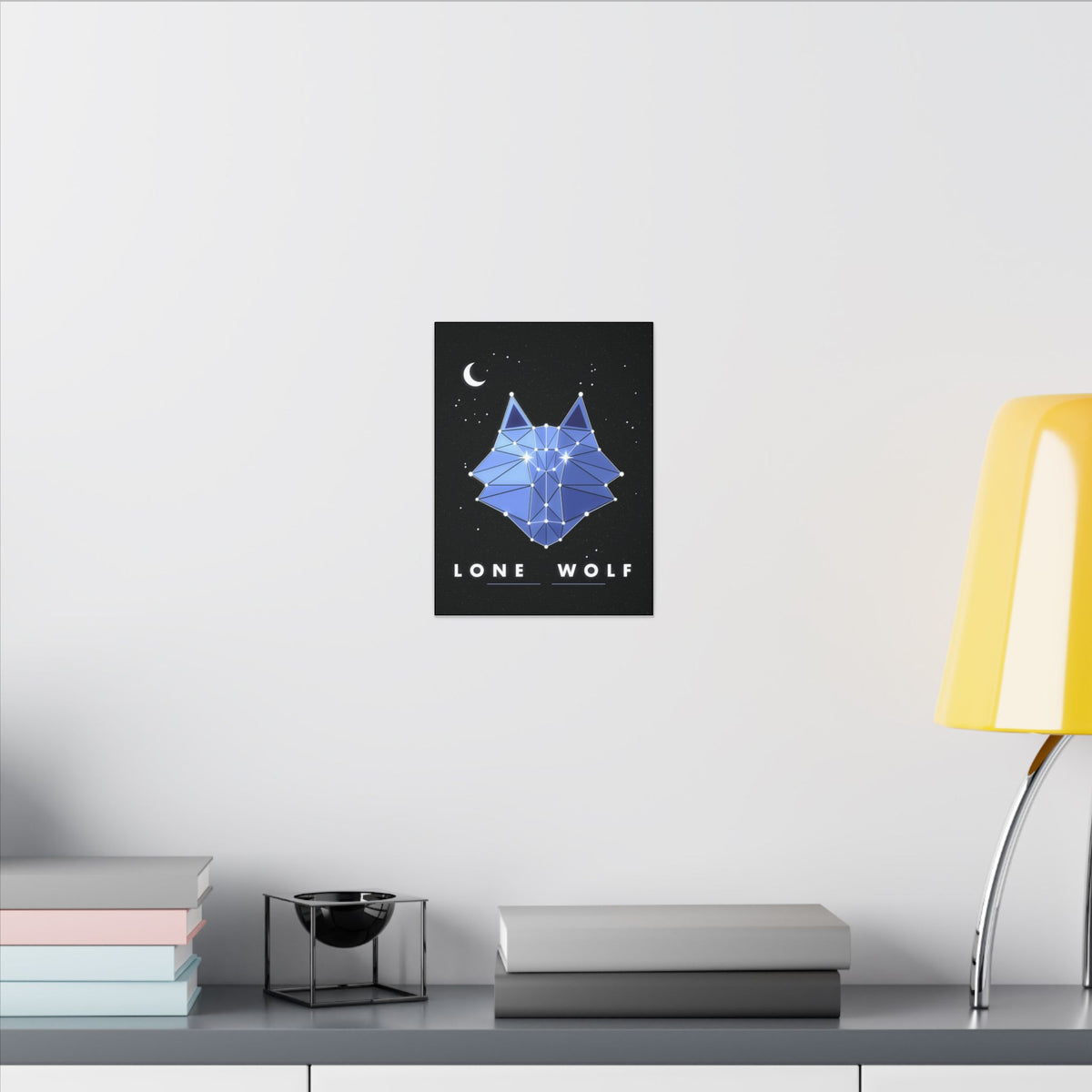 Constellation Wolf gallery canvas print, view 9