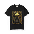 Gilded Age graphic tee in Black, original art by AuraCanvas