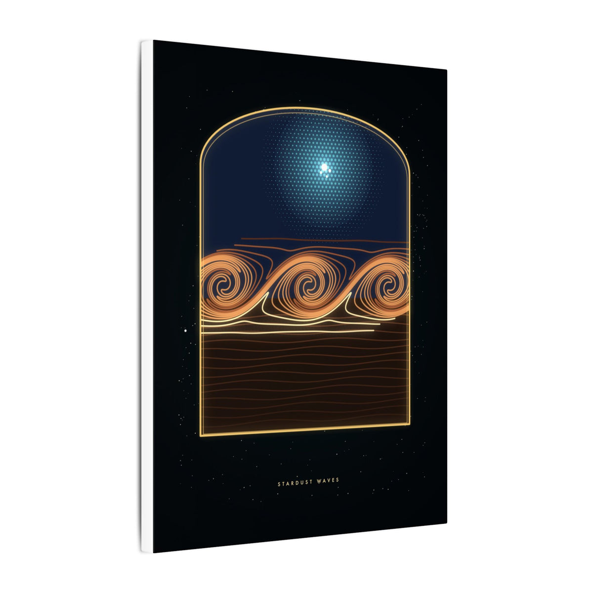 Stardust Waves gallery canvas print, view 10