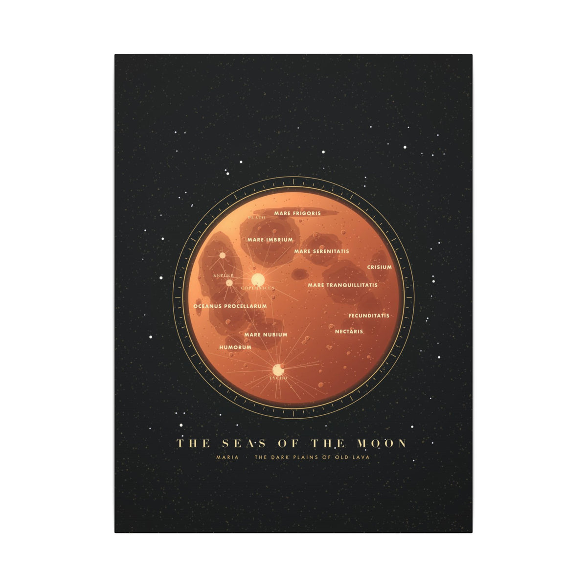 The Seas of the Moon gallery canvas print, view 1