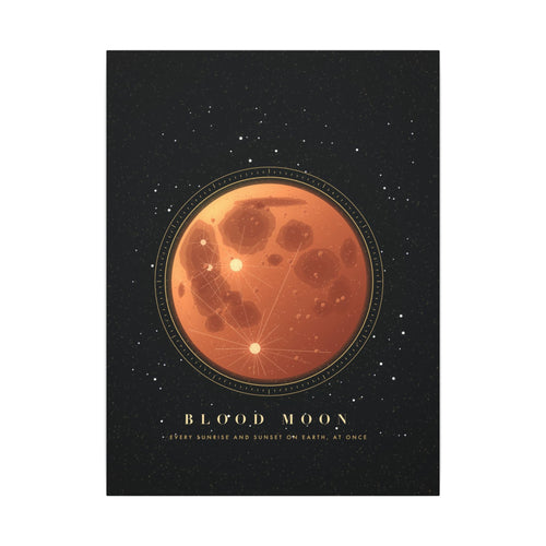 Blood Moon gallery canvas print, view 1