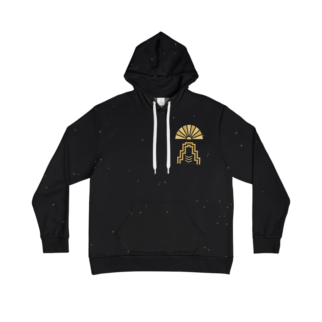 Gilded Age all-over print hoodie, view 3