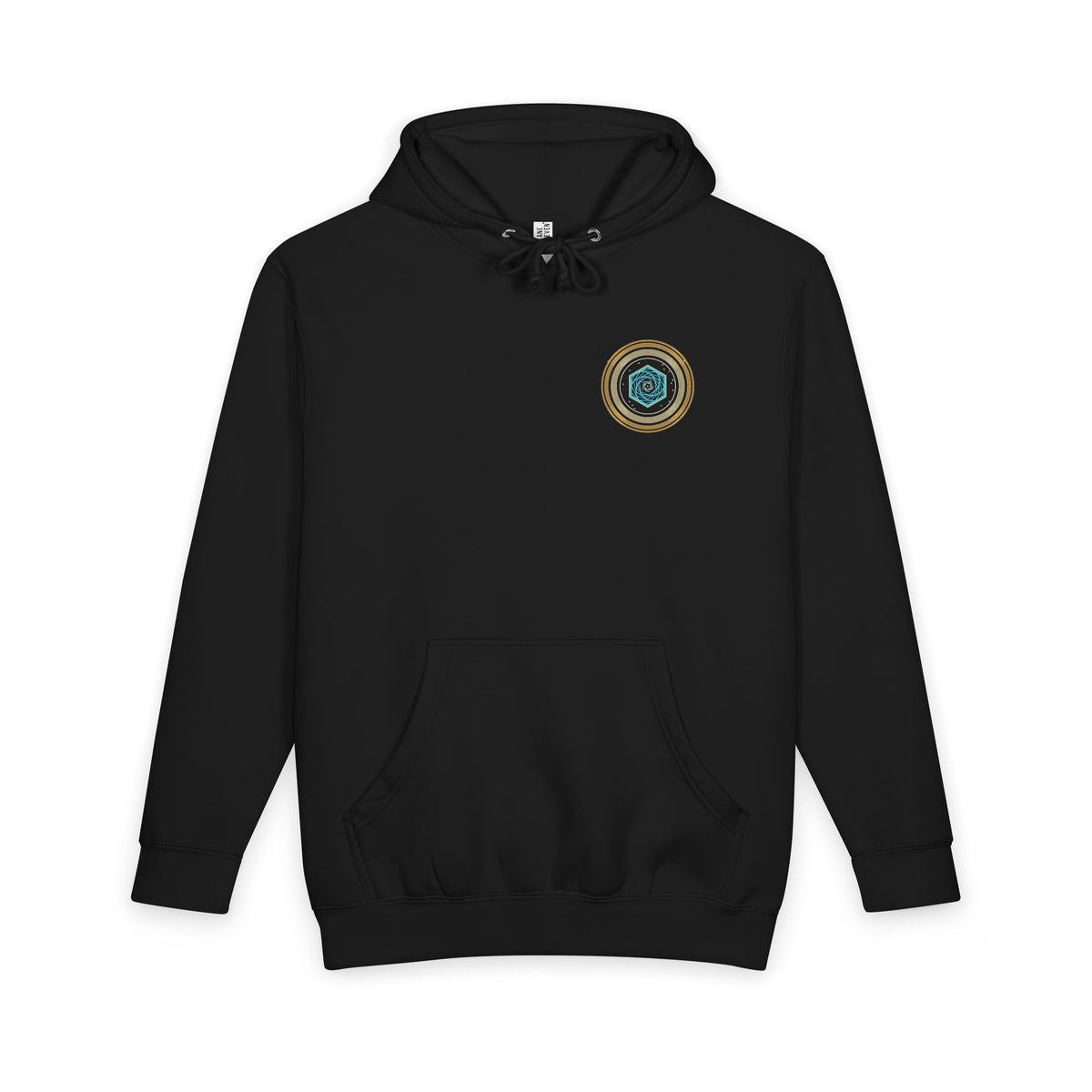Saturn's Hexagon heavyweight hoodie, view 2