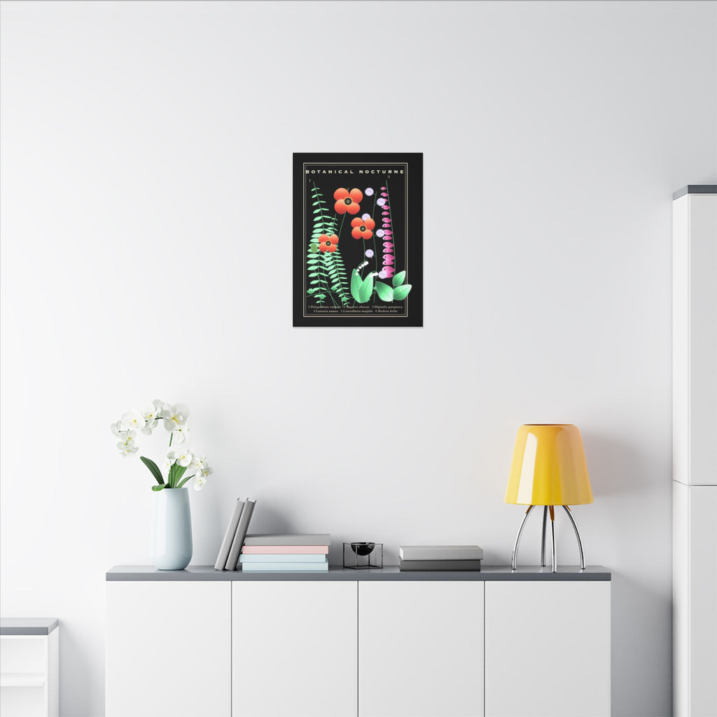 Botanical Nocturne gallery canvas print, view 6