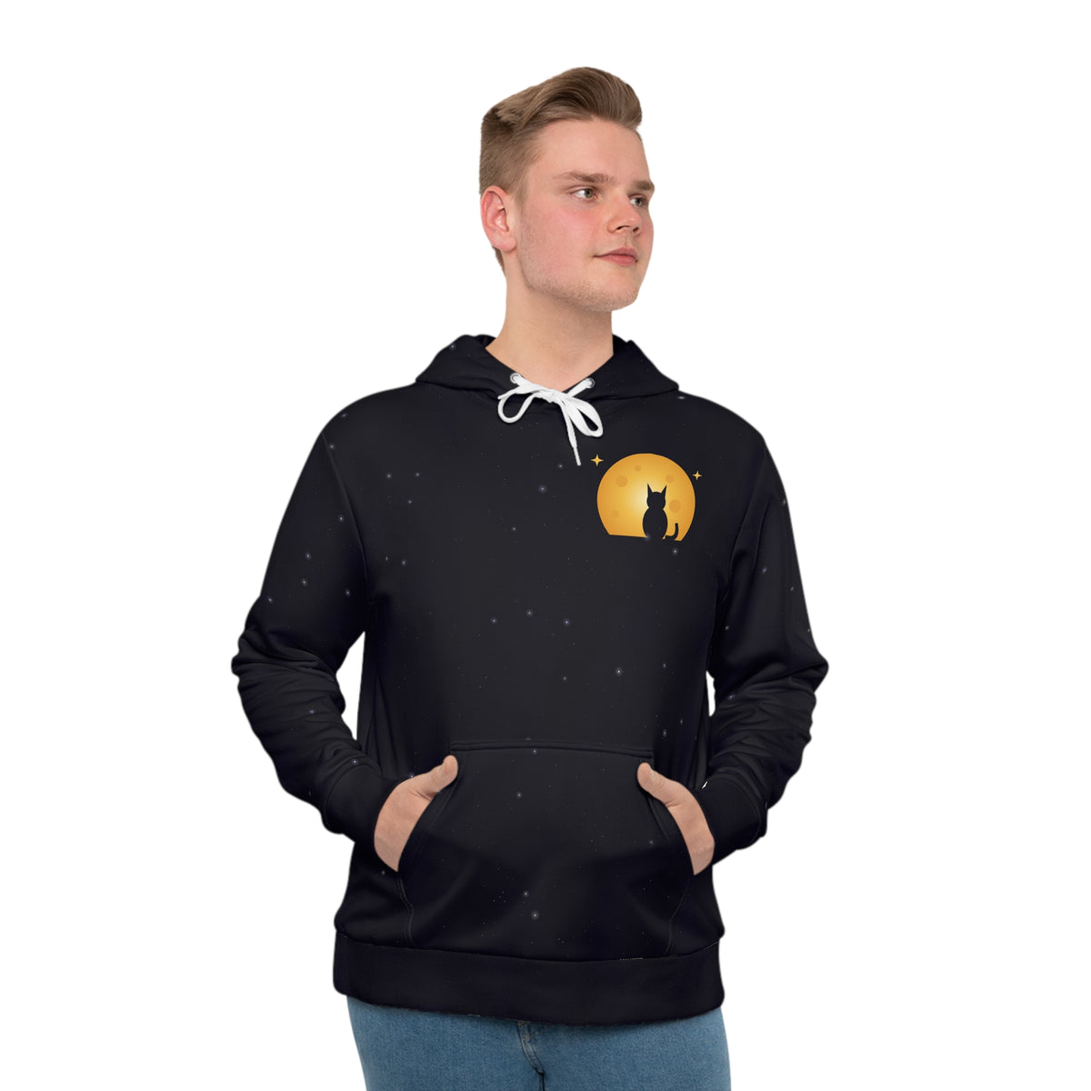 Midnight All-Over Print Hoodie