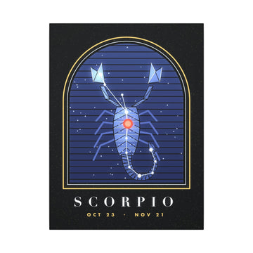 Scorpio Canvas