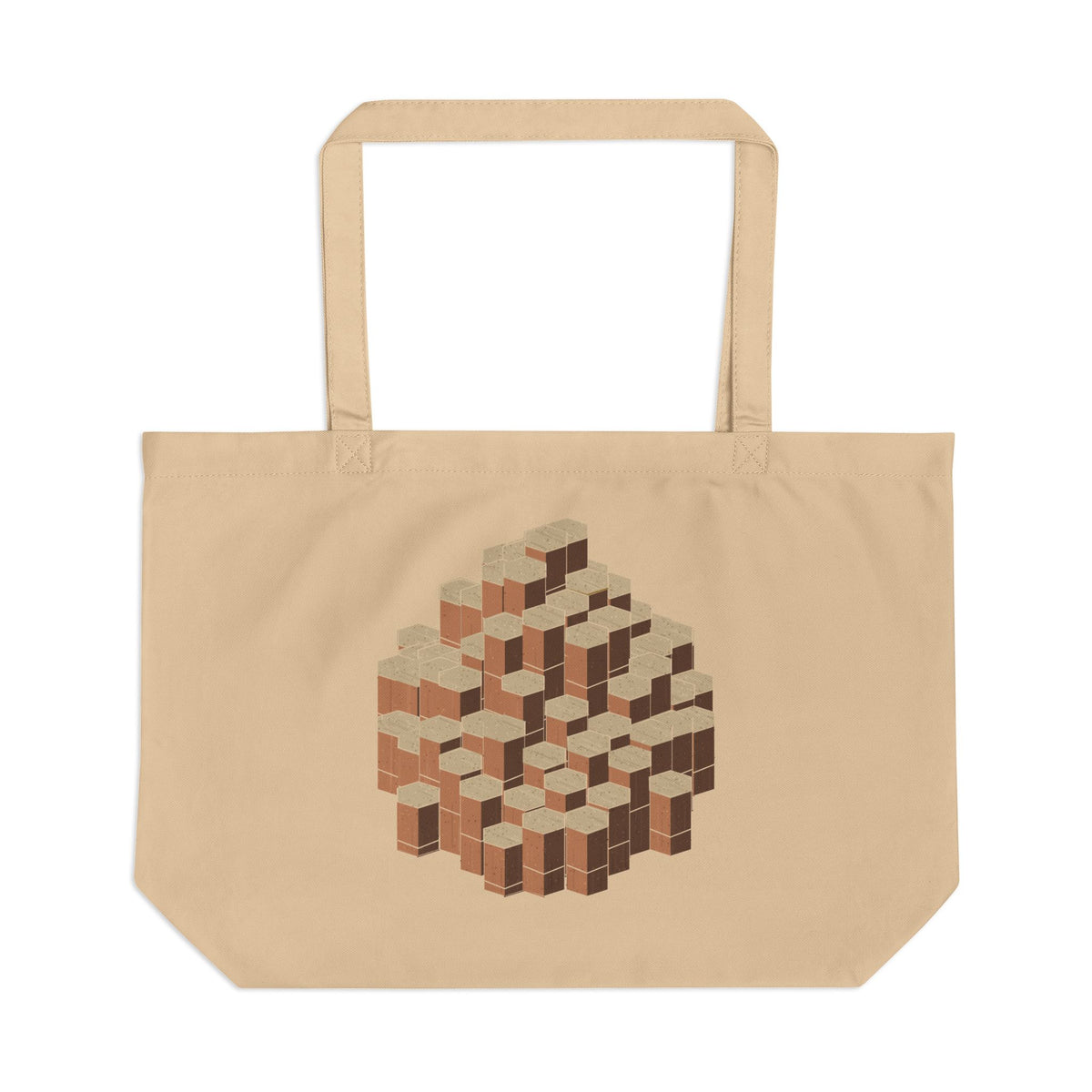 Columnar Basalt organic cotton tote bag, view 1