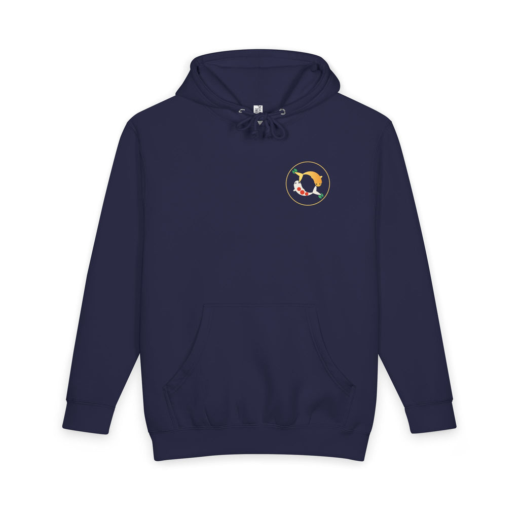 Koi Orbit heavyweight hoodie, view 4