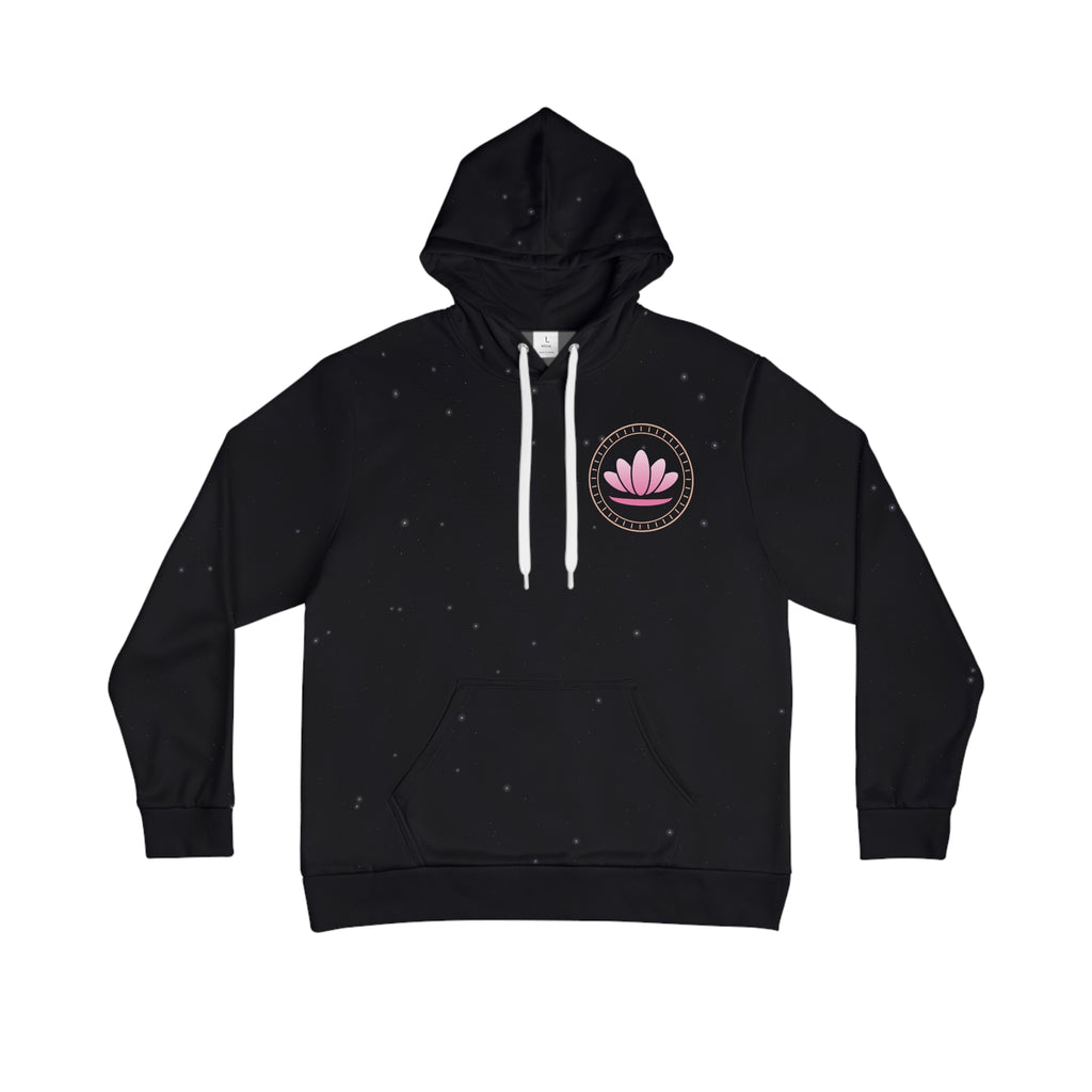 Sacred Lotus all-over print hoodie, view 3