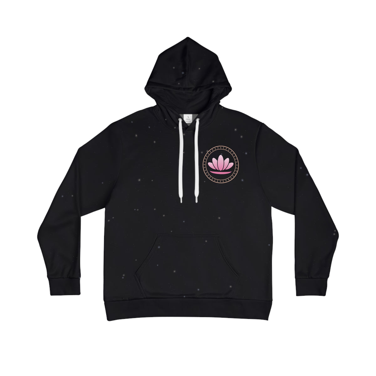 Sacred Lotus all-over print hoodie, view 3