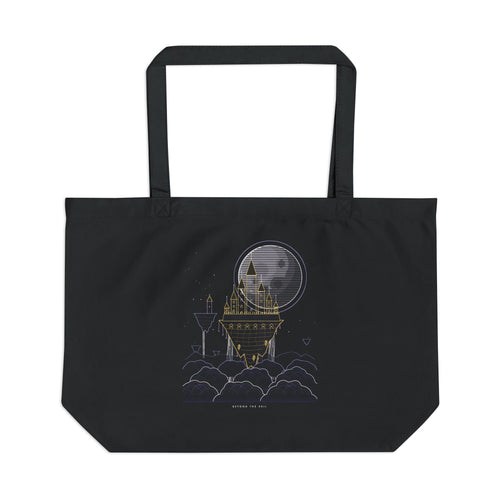 Beyond the Veil organic cotton tote bag, view 1