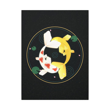 Koi Orbit Canvas