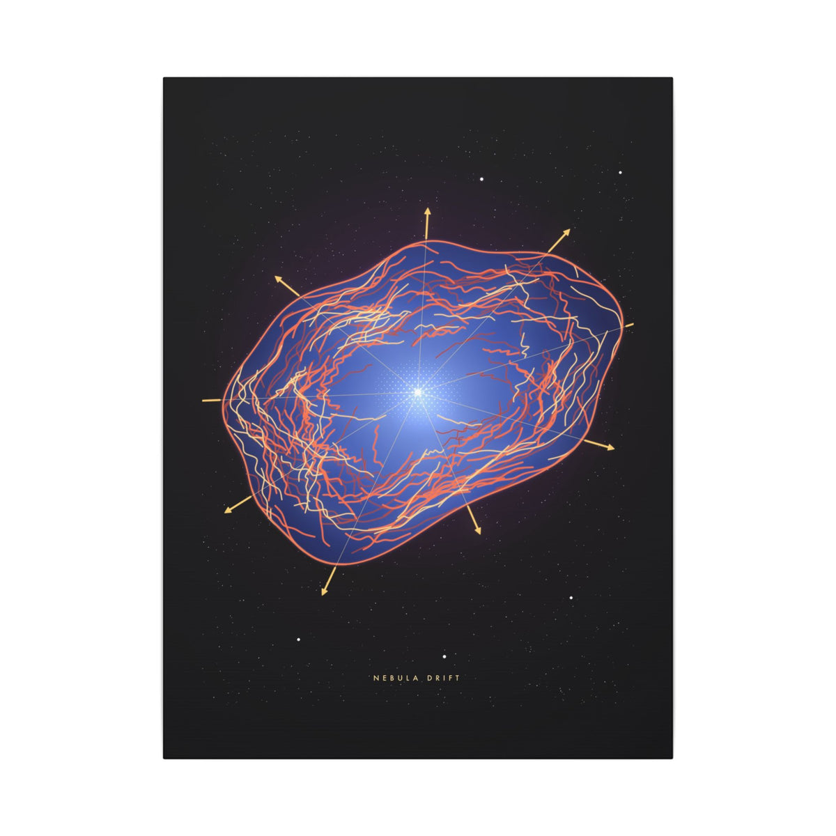 Nebula Drift gallery canvas print, view 1