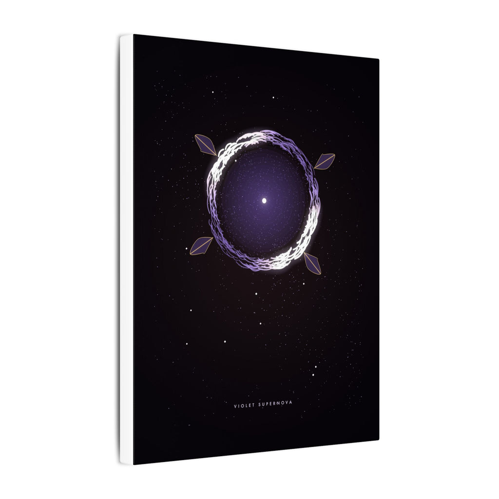 Violet Supernova gallery canvas print, view 7