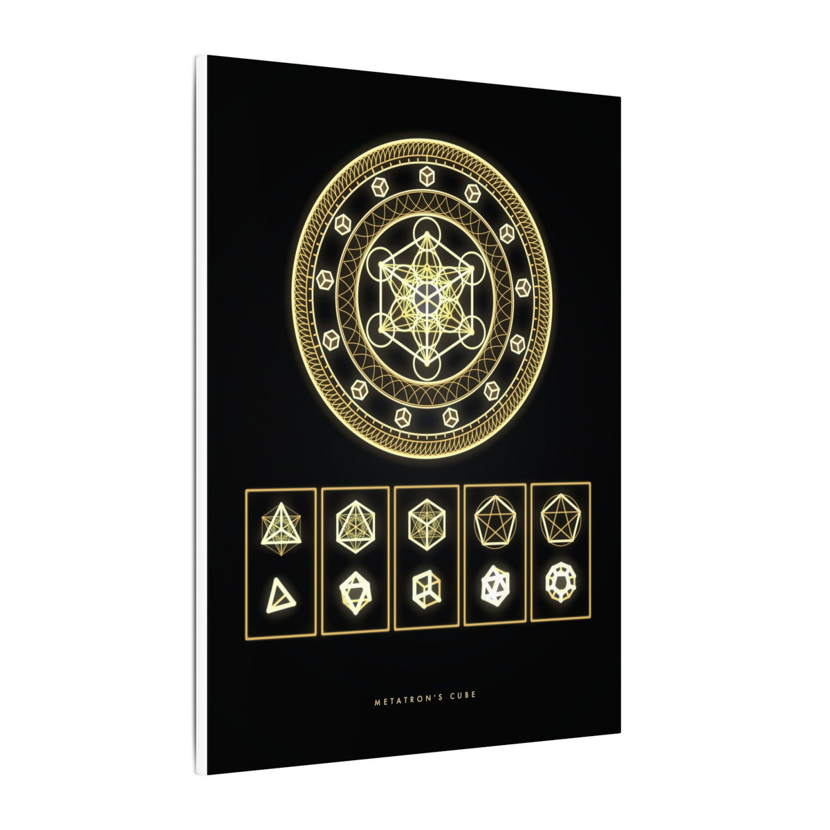 Metatron's Cube gallery canvas print, view 4
