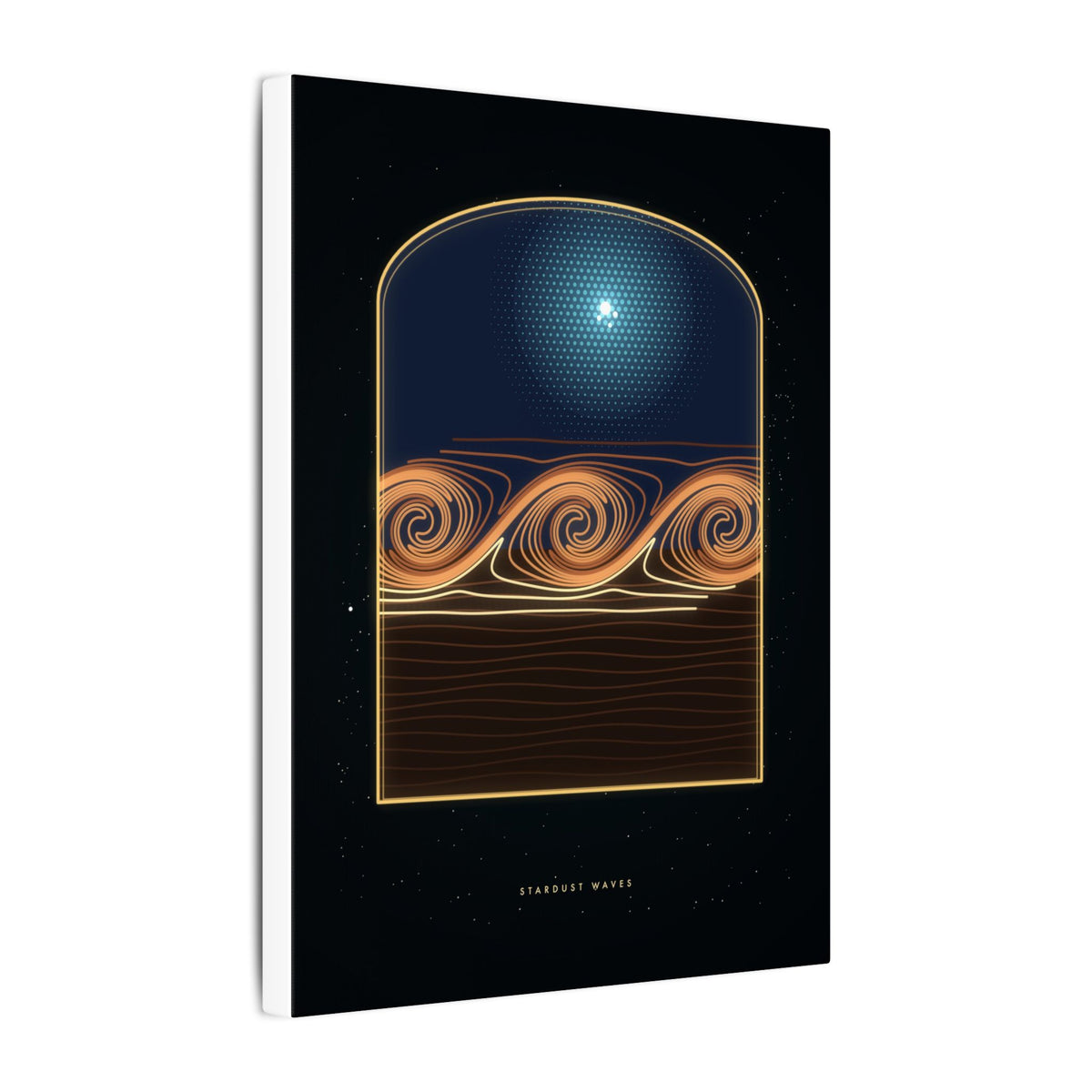 Stardust Waves gallery canvas print, view 7