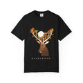 Heartwood graphic tee in Black, original art by AuraCanvas