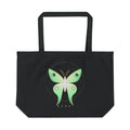 Luna Moth organic cotton tote bag, view 1