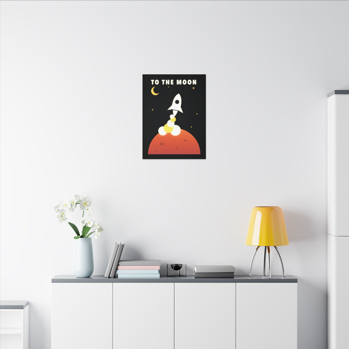 To the Moon gallery canvas print, view 6
