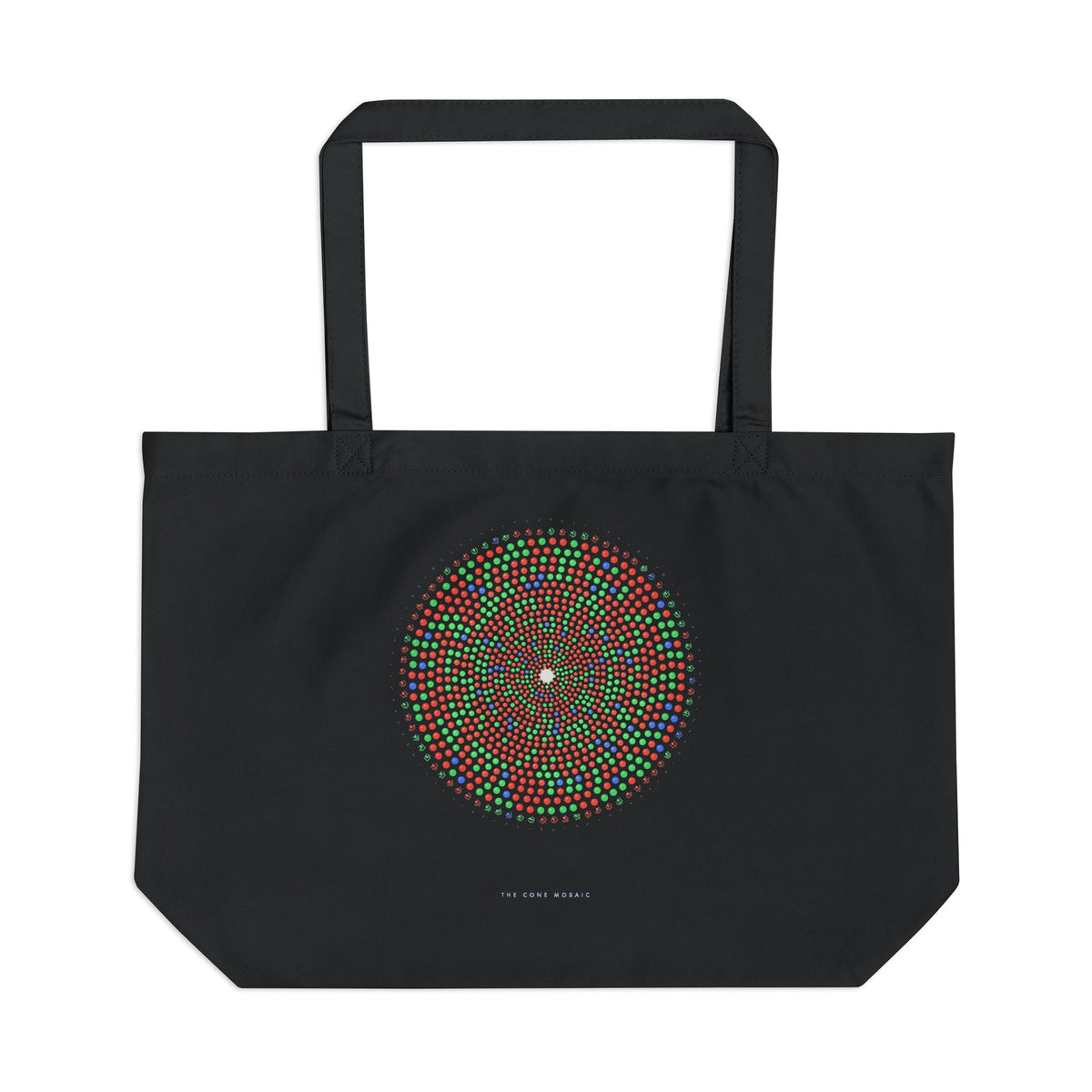 The Cone Mosaic organic cotton tote bag, view 1