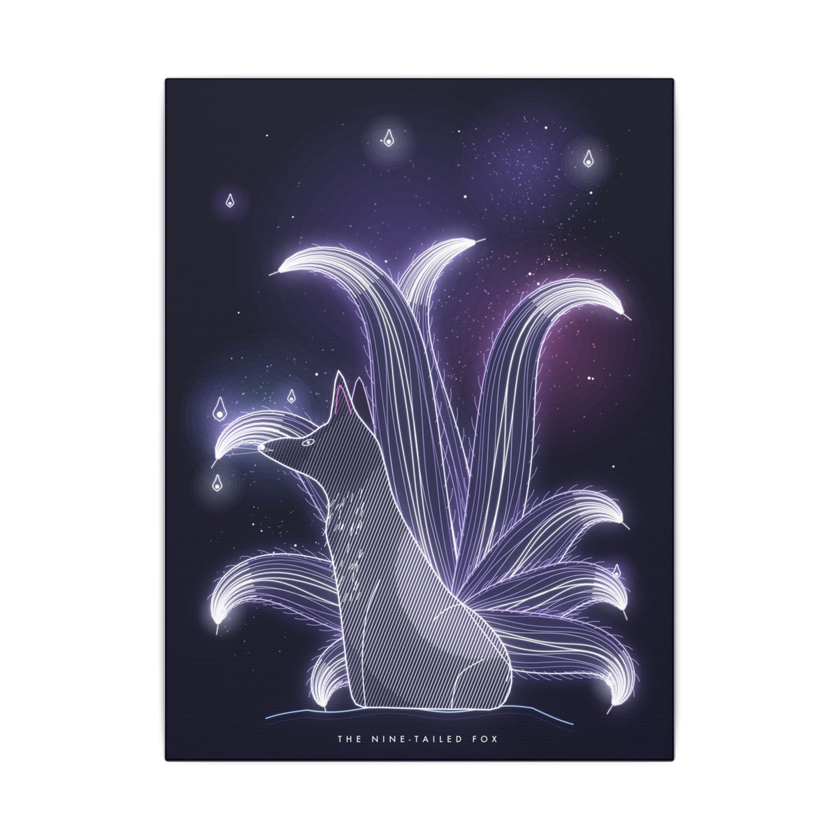 The Nine-Tailed Fox gallery canvas print, view 2