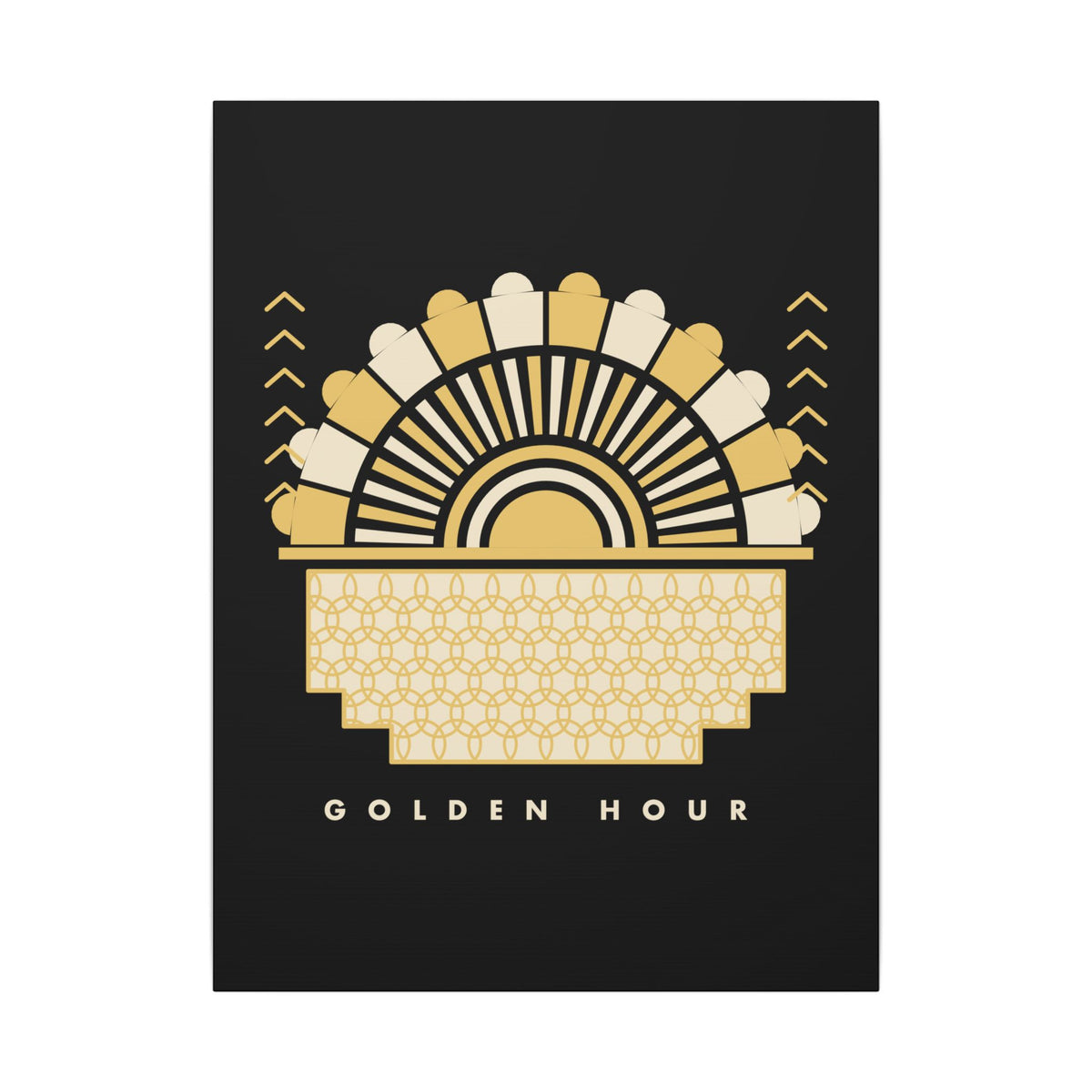 Golden Hour Fan gallery canvas print, view 1