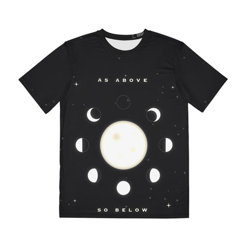 As Above, So Below all-over print tee, view 1