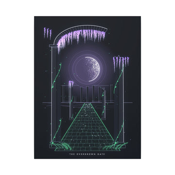 The Overgrown Gate Canvas