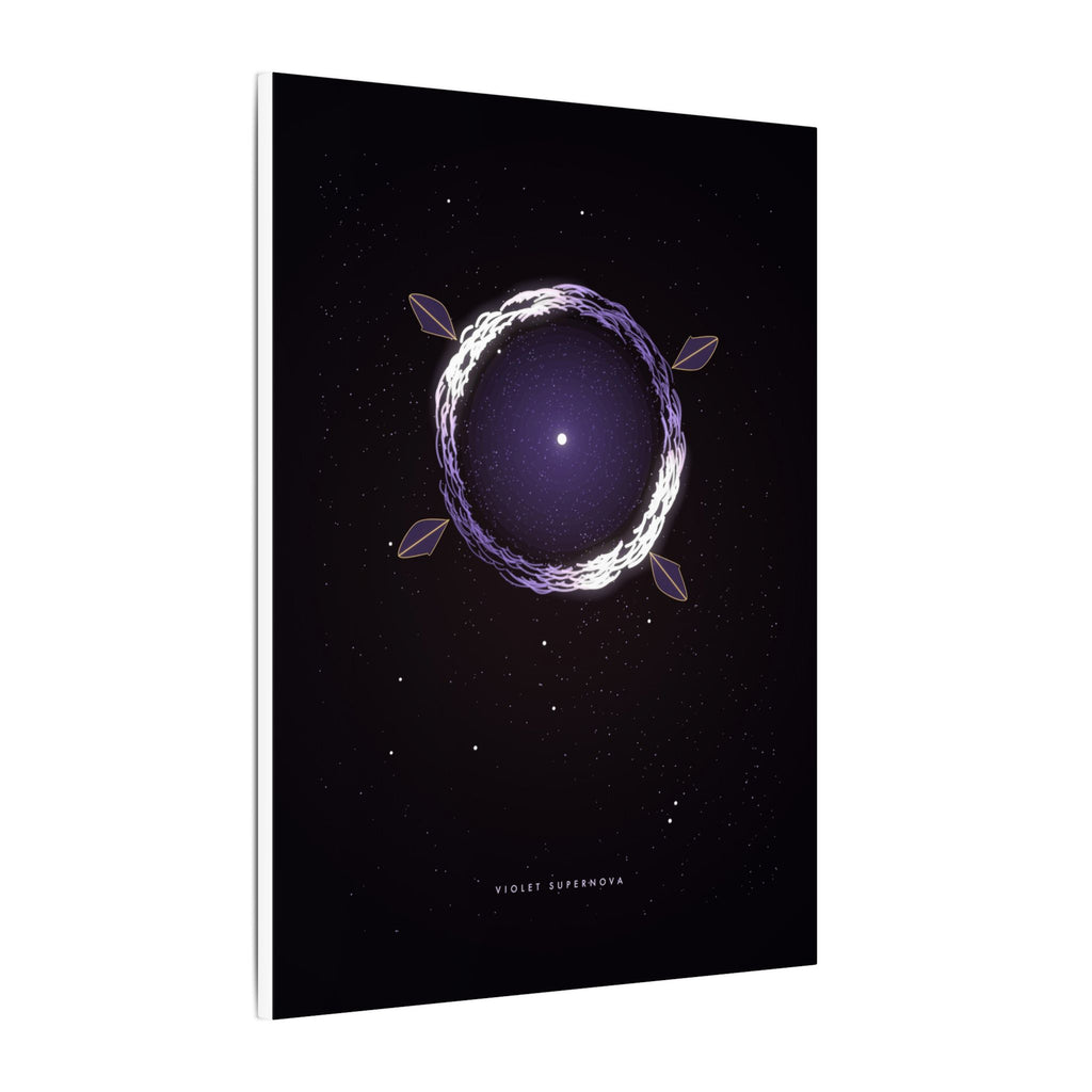 Violet Supernova gallery canvas print, view 4
