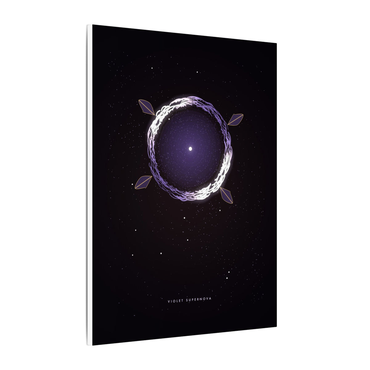 Violet Supernova gallery canvas print, view 4