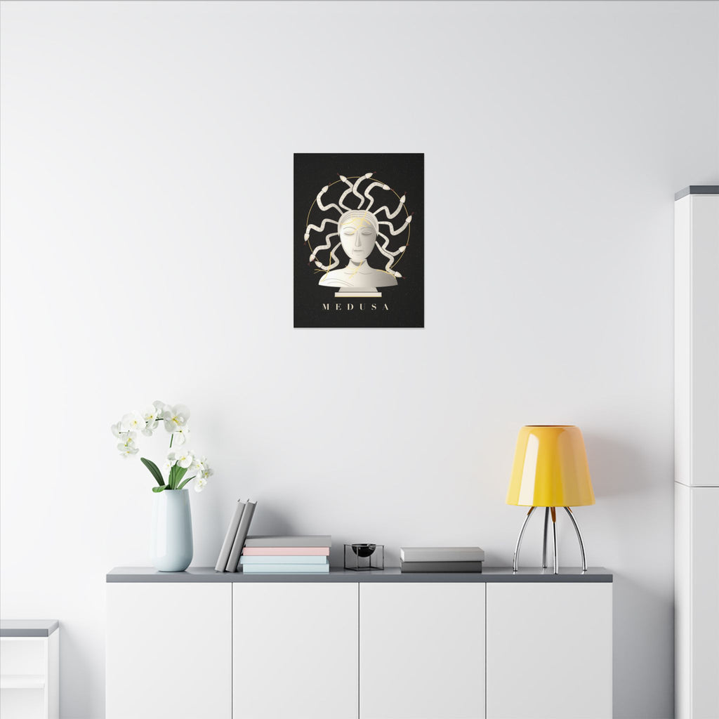Kintsugi Medusa gallery canvas print, view 6