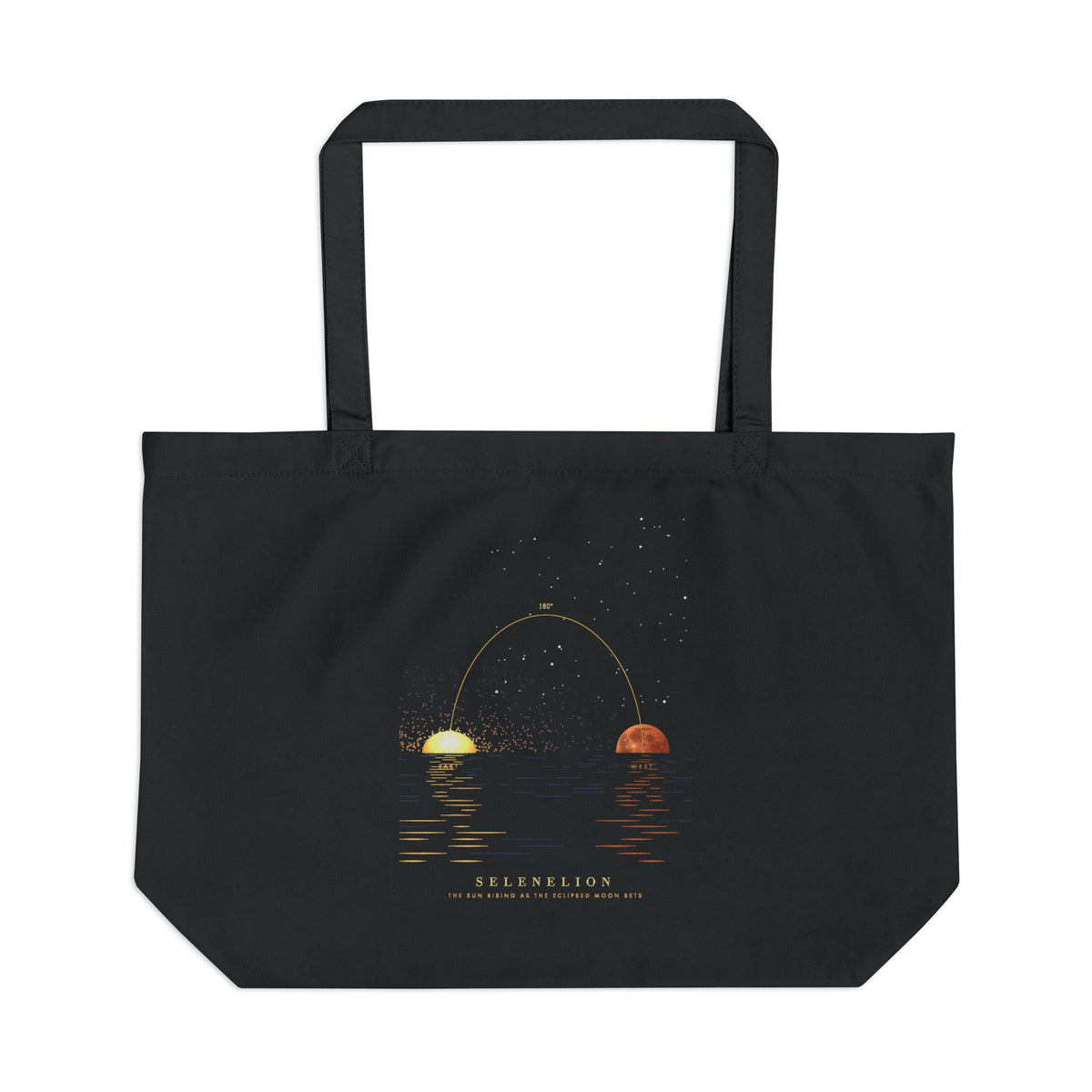 Selenelion organic cotton tote bag, view 1