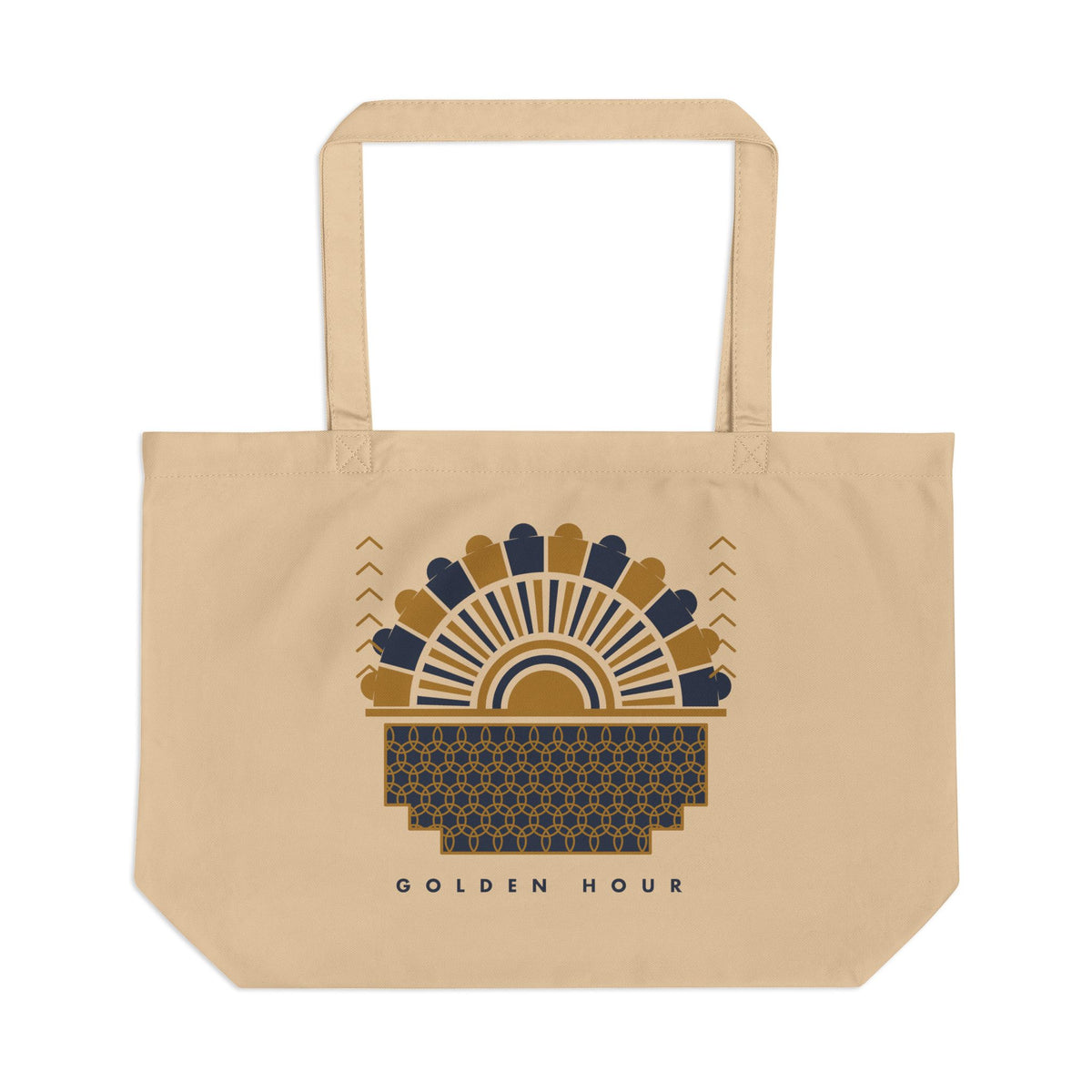 Golden Hour Fan organic cotton tote bag, view 1
