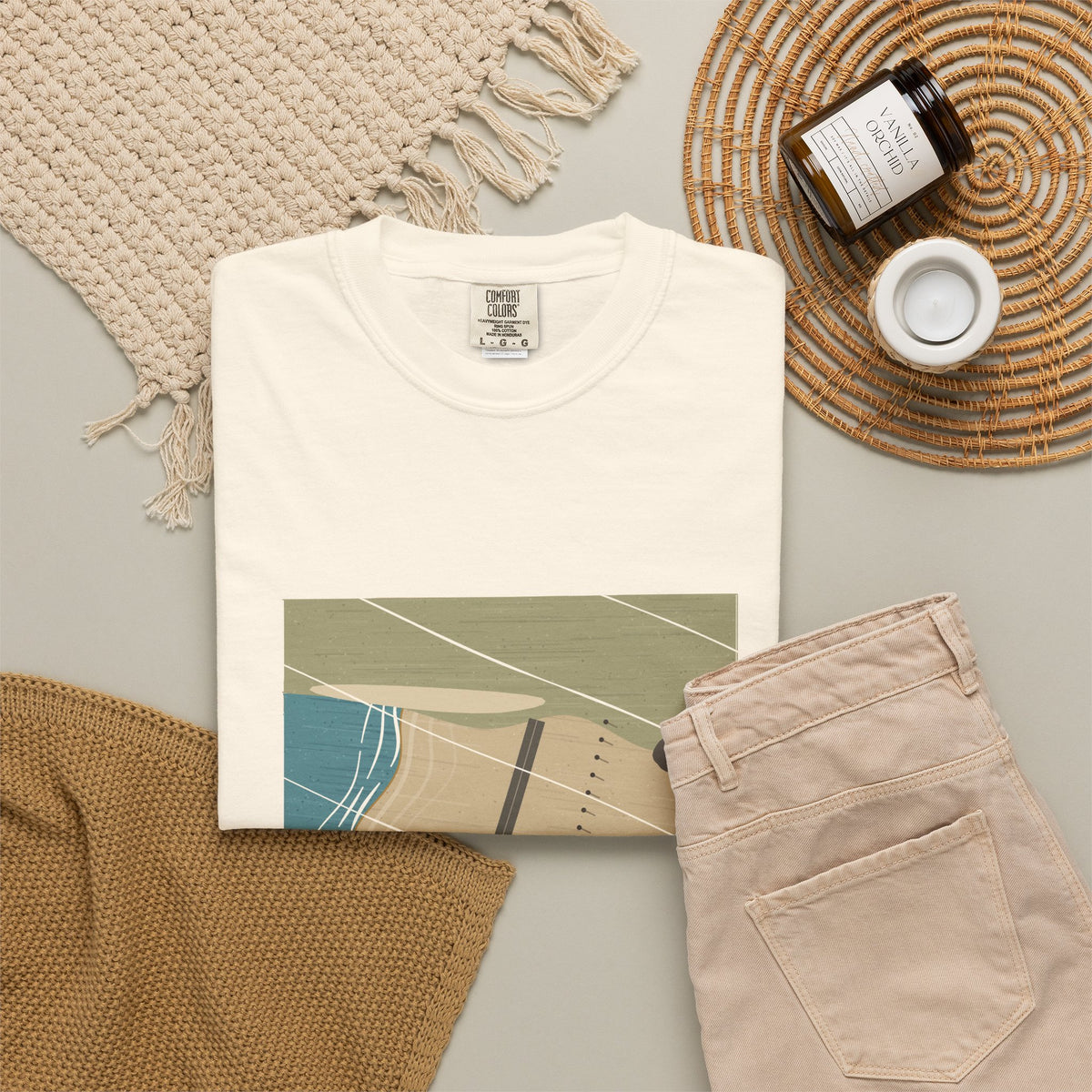 Lindisfarne graphic tee, view 2