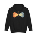 Star Butterfly heavyweight hoodie in Black, original art by AuraCanvas
