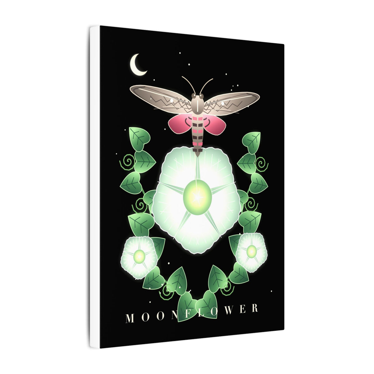 Moonflower gallery canvas print, view 7