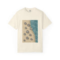 Moeraki Boulders graphic tee in Ivory, original art by AuraCanvas