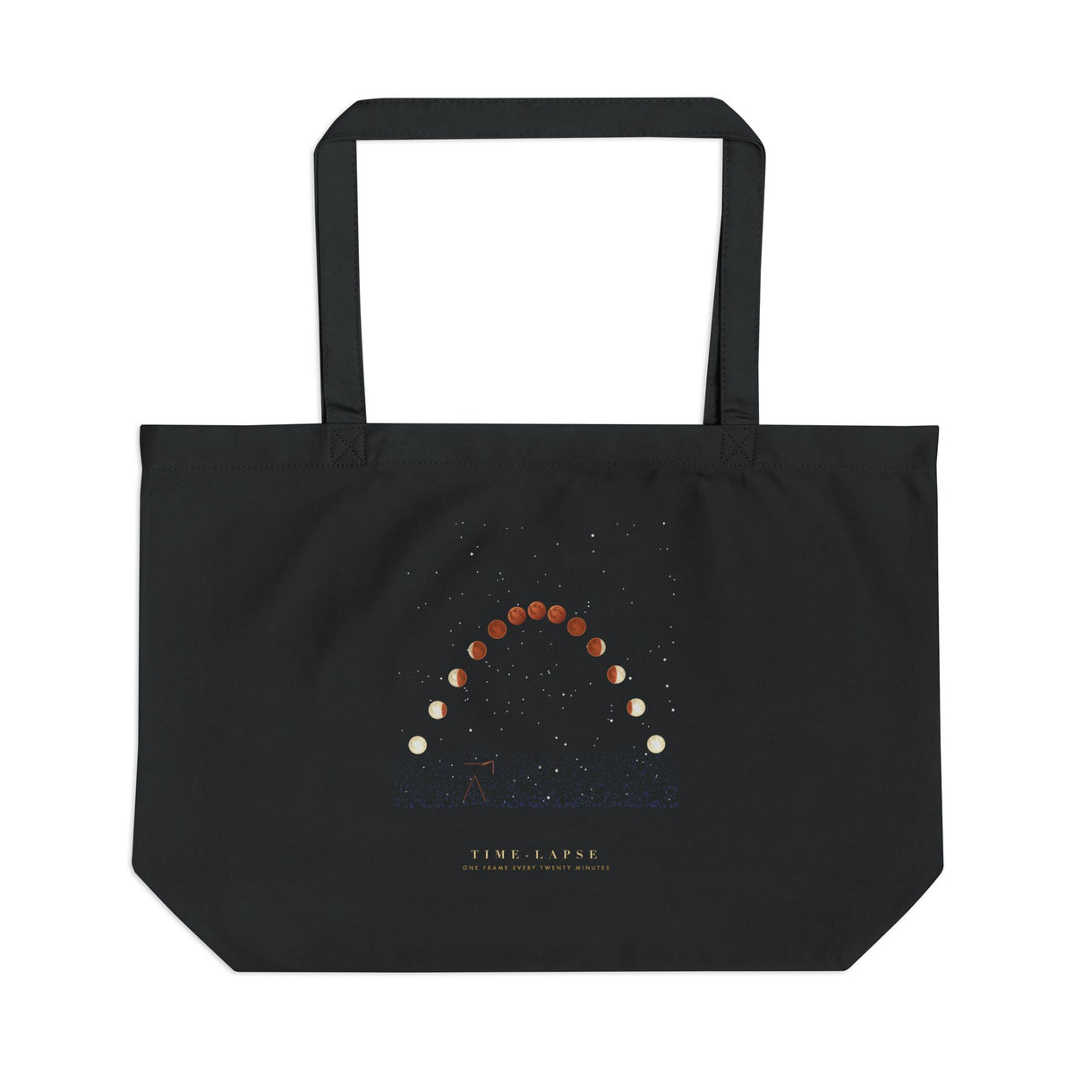 Time-Lapse organic cotton tote bag, view 1