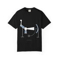 The Photophone graphic tee in Black, original art by AuraCanvas